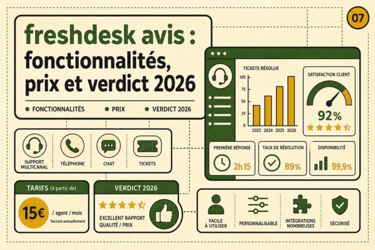 Freshdesk avis : fonctionnalités, prix et verdict 2026