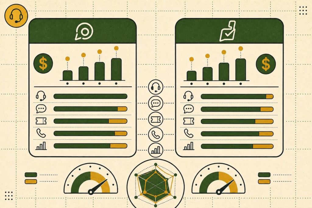 AirAgent vs Zoho Desk : tarifs et fonctionnalités comparés