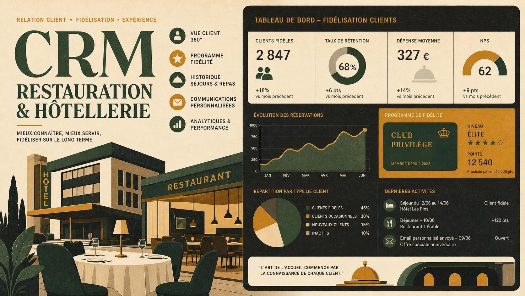 découvrez comment un crm restauration permet de fidéliser efficacement vos clients en hôtellerie grâce à une gestion personnalisée et un service amélioré.