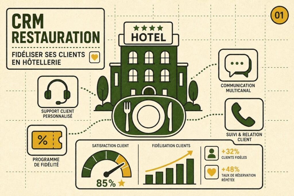 CRM restauration : fidéliser ses clients en hôtellerie