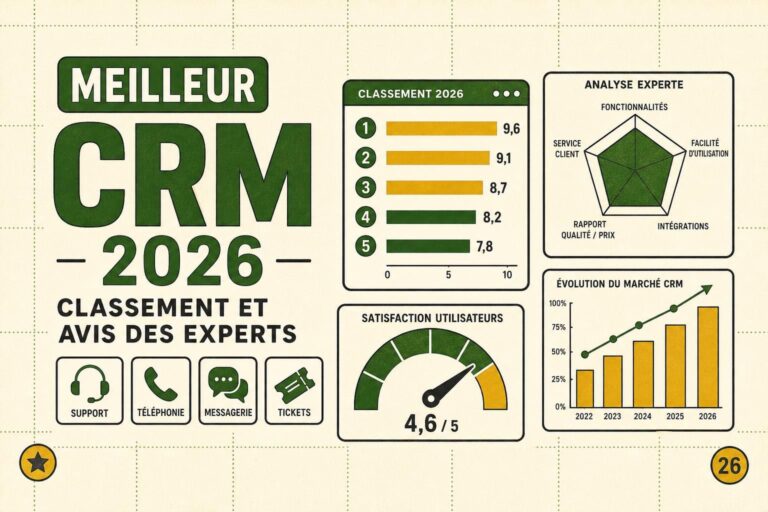 Meilleur CRM 2026 : classement et avis des experts