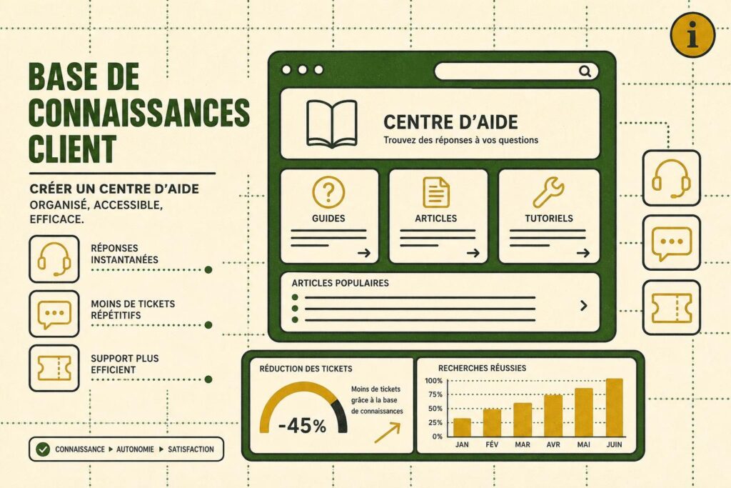 Base de connaissances client : créer un centre d&rsquo;aide