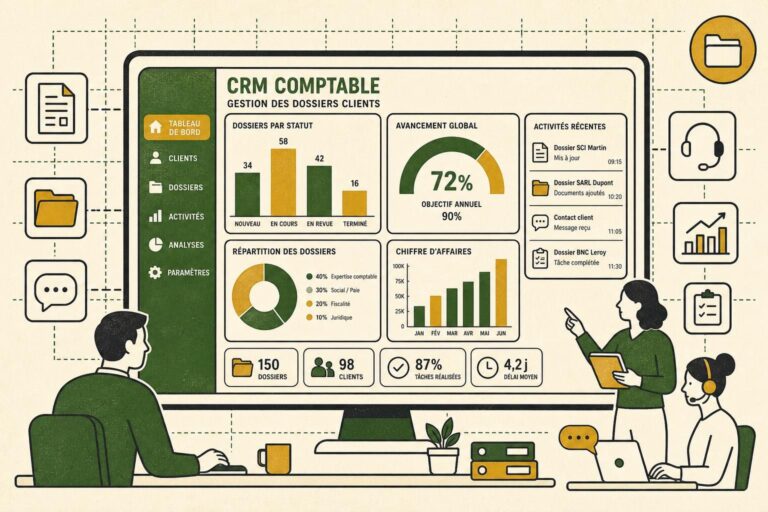 CRM comptable : gérer ses dossiers clients en cabinet