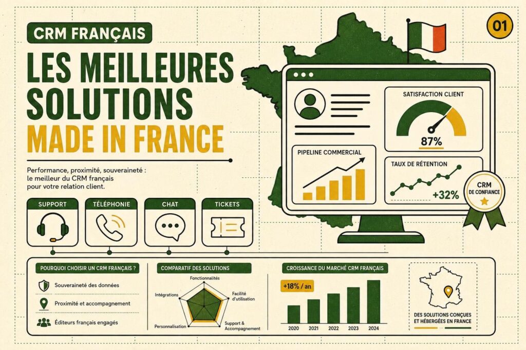CRM français : les meilleures solutions made in France