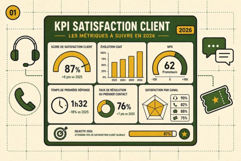 KPI satisfaction client : les métriques à suivre en 2026