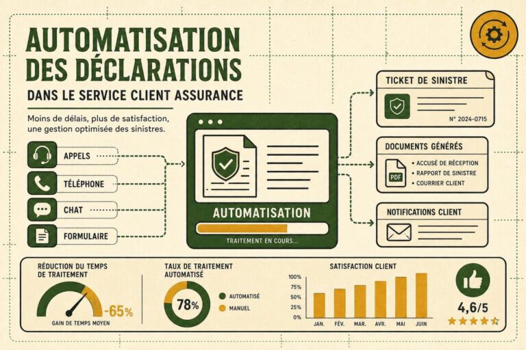 Service client assurance : automatiser les déclarations