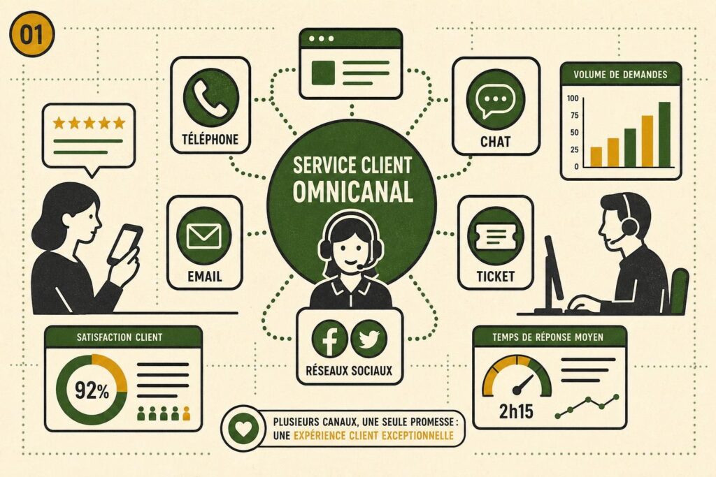 Solution service client omnicanal : pourquoi c&rsquo;est vital