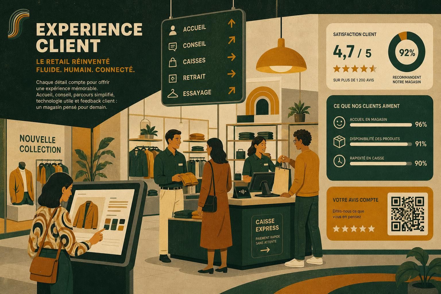 découvrez comment optimiser l'expérience en magasin grâce à un support client retail efficace et personnalisé pour fidéliser vos clients.