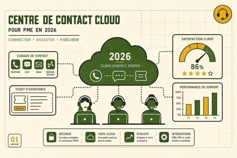 Centre de contact cloud : avantages pour les PME en 2026