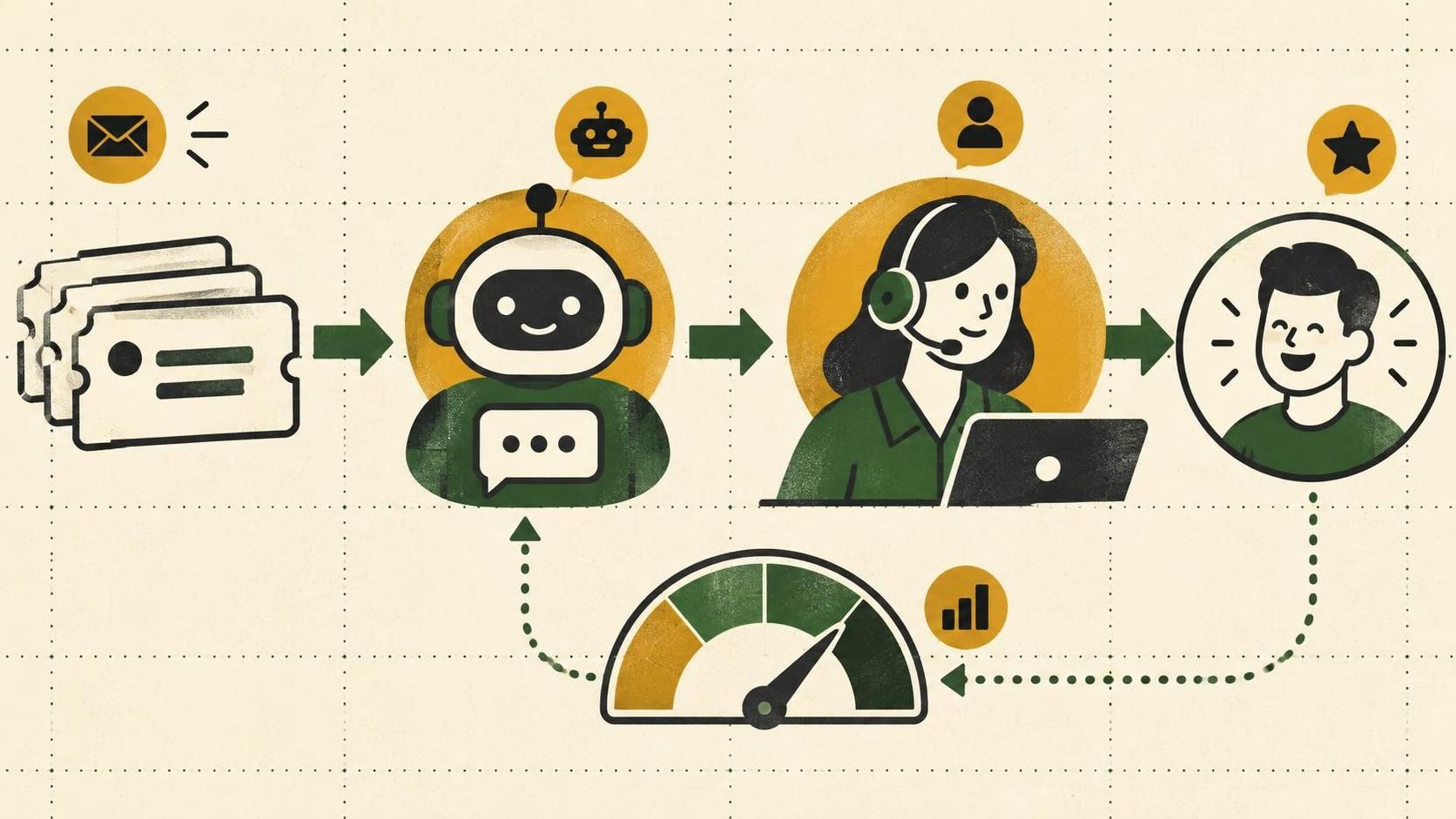 découvrez comment automatiser votre support client tout en préservant la qualité des échanges, la satisfaction et la confiance de vos clients.