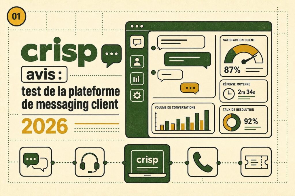 Crisp avis : test de la plateforme de messaging client 2026