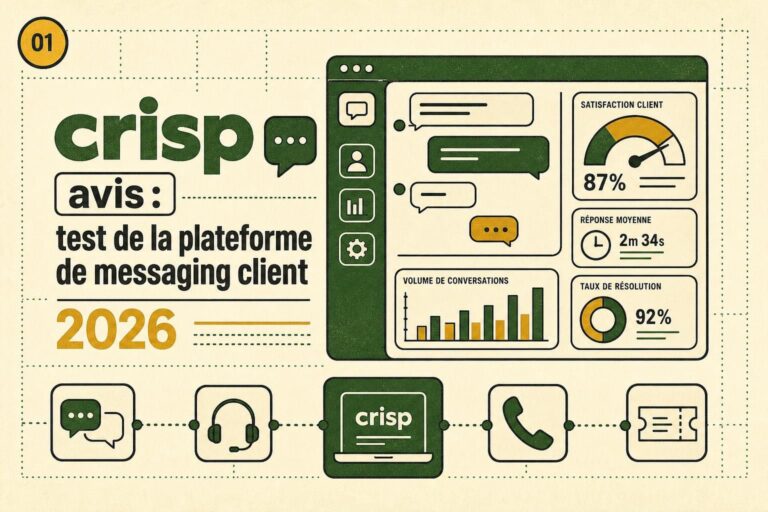 Crisp avis : test de la plateforme de messaging client 2026
