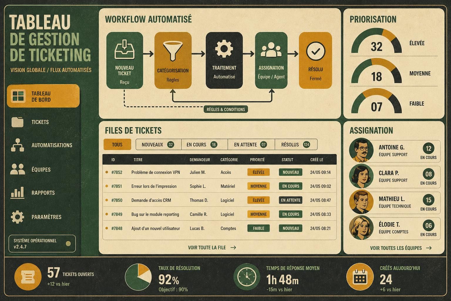 découvrez comment optimiser la gestion de ticketing grâce à des workflows efficaces et l'automatisation pour améliorer la productivité et la satisfaction client.