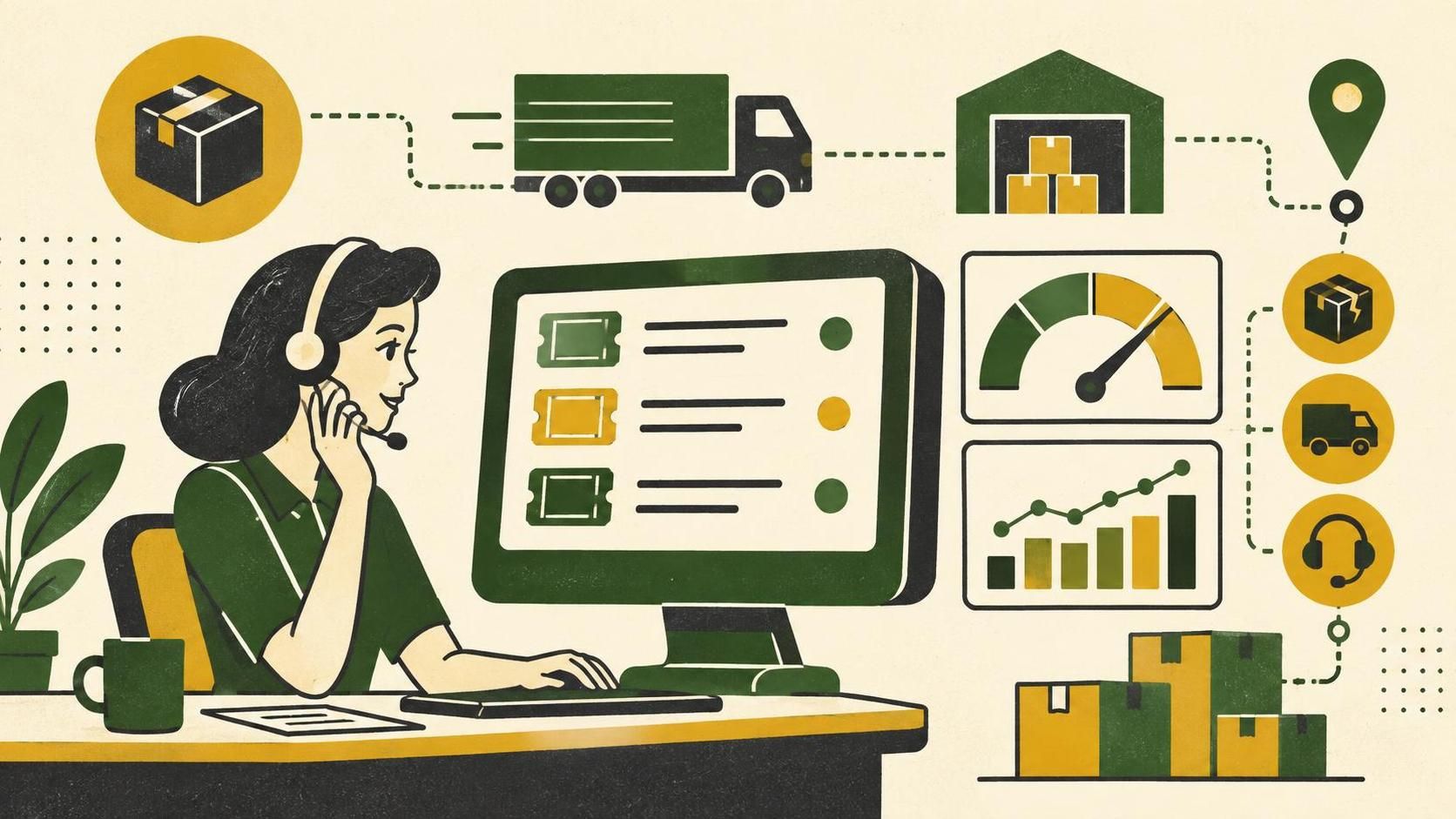 centralisez et suivez les réclamations en transport et logistique grâce à un helpdesk efficace, pour accélérer leur traitement et améliorer la satisfaction client.