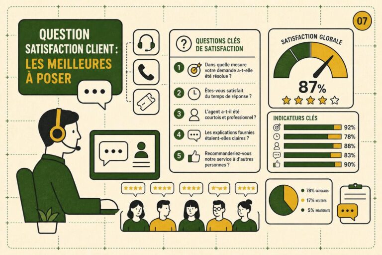 Question satisfaction client : les meilleures à poser