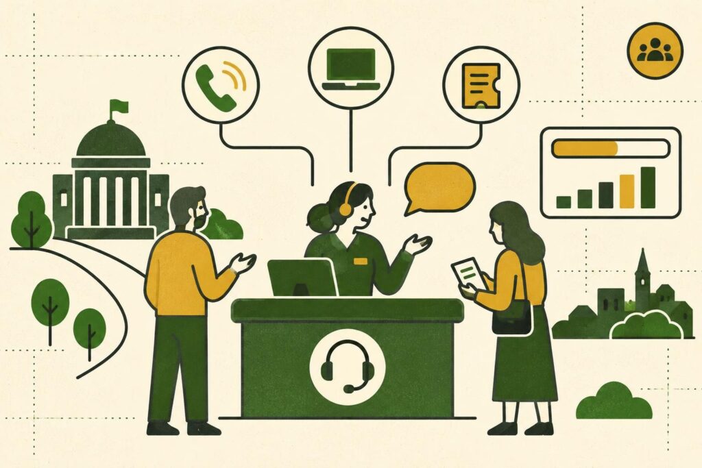 Helpdesk collectivités : support aux usagers du service public
